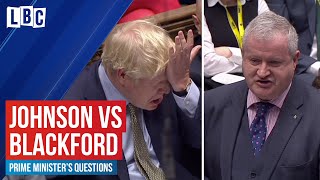 Boris Johnson v Ian Blackford on the Scottish Referendum  House of Commons [upl. by Izak]