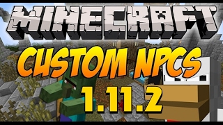 Top1MC  Custom NPCs Mod 1112  Minecraft Installation amp Review [upl. by Takeshi]