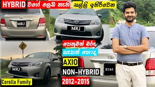 Toyota AXIO Non Hybrid 20122015 Review Sinhala Buy amp Save money and invest it for other By MRJ [upl. by Lorinda]