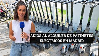 Los madrileños opinan sobre el FIN de los PATINETES ELÉCTRICOS DE ALQUILER [upl. by Yelik]