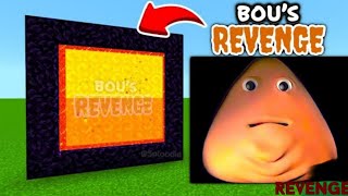 HOW To Make A Portal To The BOUS REVENGE Dimension in Minecraft PE [upl. by Aileon408]