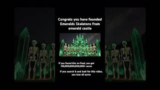 Congrats you found emeralds skeletons NOT THE TARANTULA [upl. by Oiralednac]