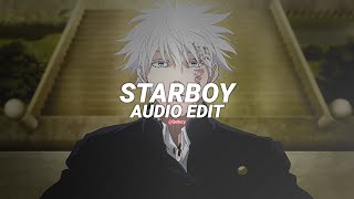 starboy  the weeknd edit audio like XenozEdit [upl. by Ydnil]