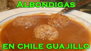 ALBONDIGAS en chile guajillo [upl. by Acinoda449]