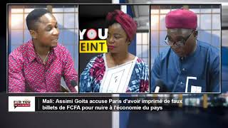 Mali  Assimi Goita accuse Paris davoir imprimé de faux billets de FCFA pour nuire à léconomie [upl. by Kronick]