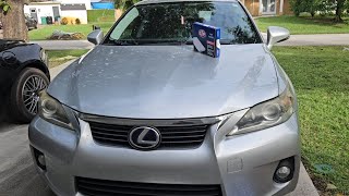 Air filter change on Lexus ct200h [upl. by Berkeley407]