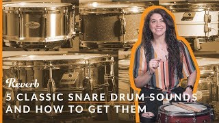 5 Classic Snare Drum Sounds and How to Get Them  Reverb [upl. by Dibbell990]