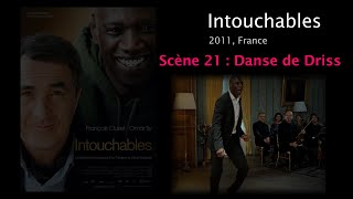 Intouchables Scène 21 Driss dances at Philippes birthday party French English subtitles [upl. by Zigmund]