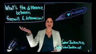 Dr Sahar Joakim What’s the difference between freewill and determinism [upl. by Rafter]