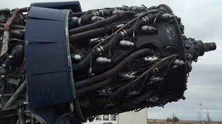 Big Old AIRCRAFT ENGINES Cold Straing Up and Sound 6 [upl. by Inalaeham]