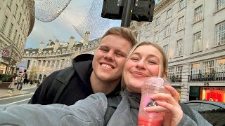 LONDON  CHRISTMAS SHOPPING  James and Carys [upl. by Adelheid]