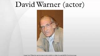 David Warner actor [upl. by Nims]