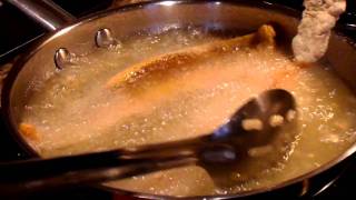 Frying Fish Whiting w Cory [upl. by Rehpinej346]