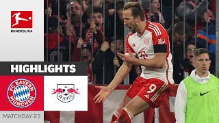 LastMinute Hero Harry Kane  FC Bayern München  RB Leipzig 21  Highlights  MD 23 – Bundesliga [upl. by Just]