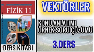 11 SINIF FİZİK DERS KİTABI VEKTÖRLER 3 [upl. by Stoller446]