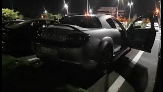 Mazda RX8 R3 Straight Pipe Exhaust RevsFlames [upl. by Niltak]