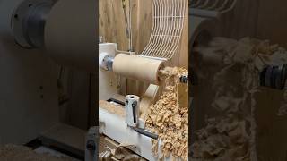 Enormous Forstner Bit Tears Through the Wood rammstein sonne woodturning [upl. by Leviram983]