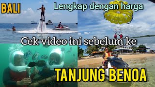 TANJUNG BENOA BALI  jetski sea walker  fly board parasailing [upl. by Elmer]