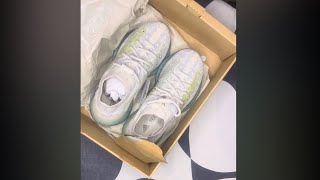 Adidas Yeezy 380 “Alien Blue Reflective”  Unboxing Video [upl. by Conover]