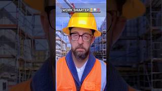 Part 33  work Smarter👷💡💯 workers work smart job construction viralvideo shorts [upl. by Titos]