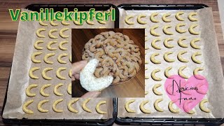 VanilleKipferl German Vanilla Crescent Cookies  Noricious Fano [upl. by Fredkin276]