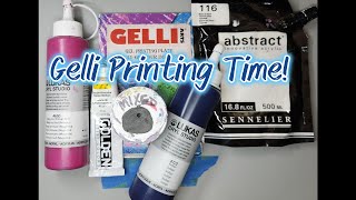 Lets make some simple Gelli prints [upl. by Aggarwal513]