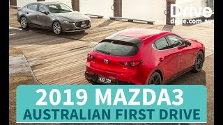 2019 Mazda3 Australian First Drive Review  Drivecomau [upl. by Levesque860]