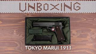 UNBOXING  TOKYO MARUI M1911A1 COLT GOVERNMENT  AIRSOFT [upl. by Notlad]