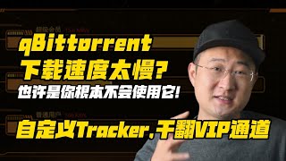 qBittorrent下载速度太慢 也许是你根本不会使用它 [upl. by Tally]