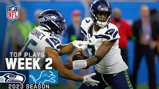 Seattle Seahawks Top Plays vs Detroit Lions  2023 Regular Season Week 2 [upl. by Osi]