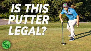 Is This Strange Putter Legal Straight Shotz Putter Review [upl. by Nnaeirelav]