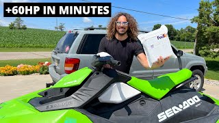 Doubling my SeaDoo Sparks HP with Reliable Tunings Rental Kit [upl. by Adnalro601]