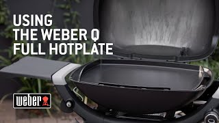 How to use the Weber Q Full Hotplate [upl. by Ally]