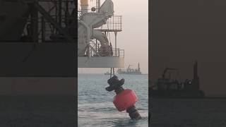 Hopper Dredger Connecting Pipeline trending dredger viralvideos ytshorts dadoysarj [upl. by Avihs]