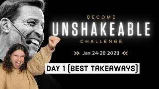 Tony Robbins Become Unshakeable Challenge 2023  Day 1 [upl. by Artened986]