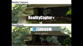 MeshRoom Vs Reality Capture with blender [upl. by Leahpar]