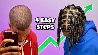 Are You Tired Of Slow Hair Growth Try These 4 Steps  4 STEPS TO GROW HAIR STUPID FAST [upl. by Dowlen]