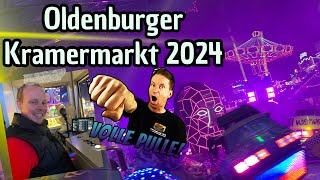 Oldenburger Kramermarkt 2024  Funfairblog 265 4K [upl. by Nekcarb924]