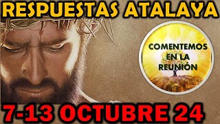 Comentarios Estudio de la Atalaya 713 Octubre 2024 Atalaya de esta semana [upl. by Gignac]