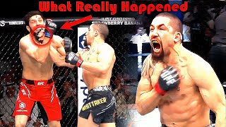 KNOCKOUT What Really Happened Robert Whittaker vs Ikram Aliskerov [upl. by Aneram]