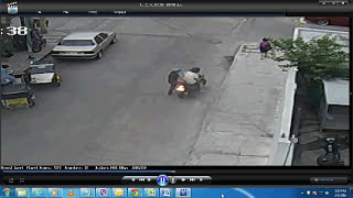 Robbery along Rodriguez Avenue Makati  caught on camera [upl. by Kuehnel]