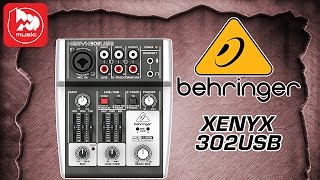 Микшерный пульт BEHRINGER XENYX 302USB [upl. by Erdeid]