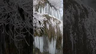 Cascada de apa termala de la Toplita [upl. by Annaiel]