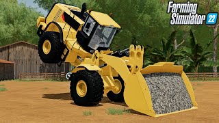 New Mods CAT 980K Pallet Pusher Survival Map 38 Mods  Farming Simulator 22 [upl. by Hoebart]