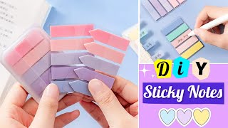 How to make sticky notes without double sided tape at your home  DIY Sticky notes [upl. by Holder]