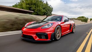 2023 Porsche Cayman GT4 RS Cold Start and Driving [upl. by Niel712]