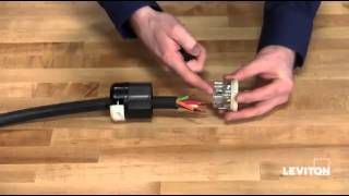 How to install a Leviton Industrial Locking Wiring Device [upl. by Gnilrad]