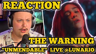 Unmendable  THE WARNING  LIVE at Lunario CDMX  Reaction [upl. by Dlorrej685]