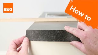 How to fit a kitchen worktop [upl. by Suivatna239]