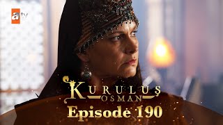 Kurulus Osman Urdu  Season 4 Episode 190 [upl. by Yhotmit569]